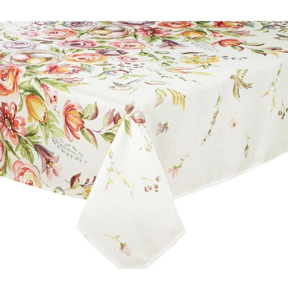 Printed Linen Tablecloth 60